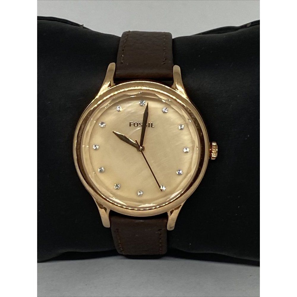 Fossil Laney BQ3392 Women's Brown Leather Analog G